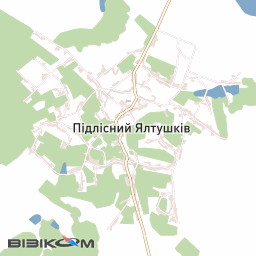 Підлісний Ялтушків — Візіком карти
