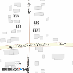 Красне, вул. Захисників України (Тарутинська), 116 — Візіком карти