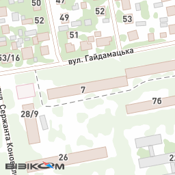 Кам'янське (Дніпродзержинськ), вул. Гайдамацька (Більшовицький
