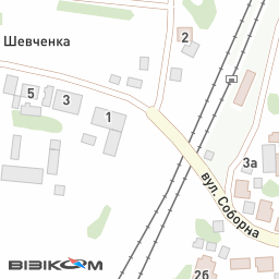 Мерефа, вул. Соборна (Комінтерну), 3а — Візіком карти