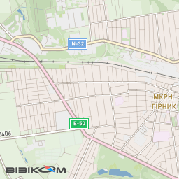 Покровськ (Красноармійськ) — Візіком карти
