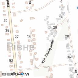 Рівне, вул. Нова — Візіком карти